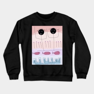 Kids Topsy Turvy Stick Figure Crewneck Sweatshirt